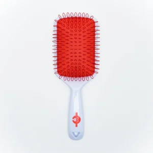 CRAZY POUSS - Brosse brushing - Rouge et blanche