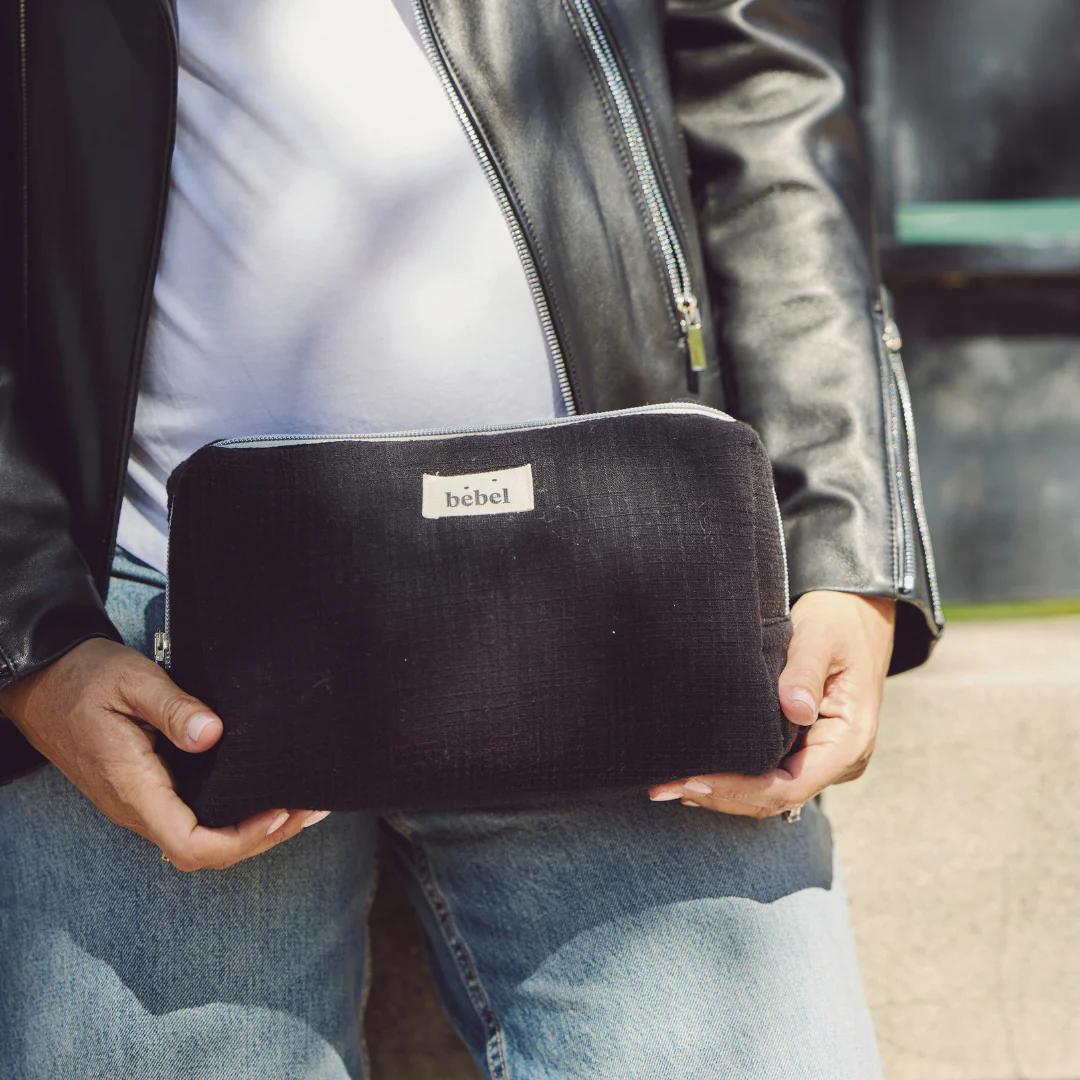 Trousse de toilette - Effet lin – Image 3