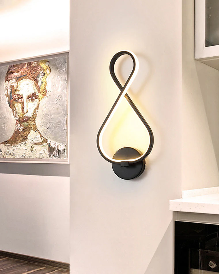 Applique Murale Sculpturale en Forme de Note de Musique – Design Moderne et Créatif – Image 7