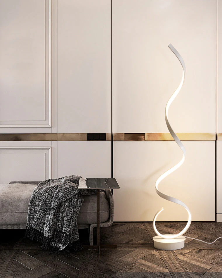 Lampadaire Spirale LED Moderne – Image 9