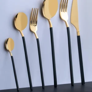 ACAR VIENNA LUXURY Ménagère 36 pièces 6 personnes doré