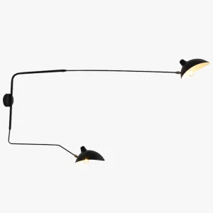 Applique Murale Articulée Double Bras