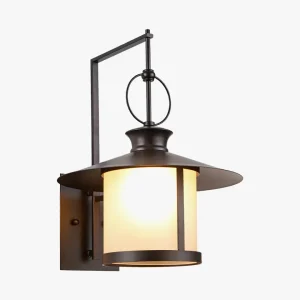 Applique Murale Extérieure Coastal – Élégance Noire et Style Bord de Mer