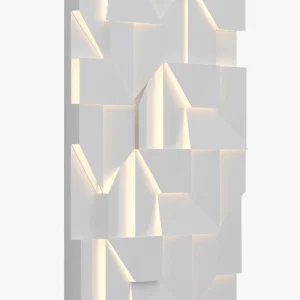 Applique Murale Rectangulaire Sculpturale