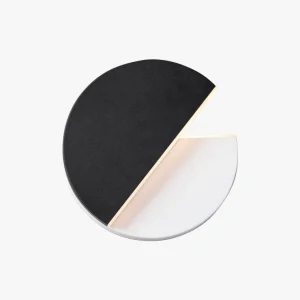 Applique Murale Ronde Réglable Noir&Blanc