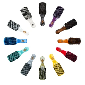 CRAZY POUSS - Brosse lissante en bois - 12 couleurs