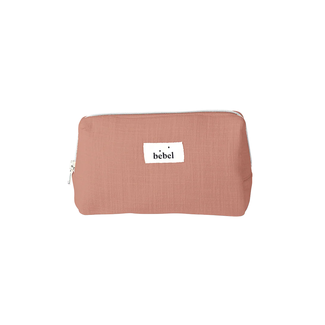 Mini trousse de toilette - Effet lin – Image 4