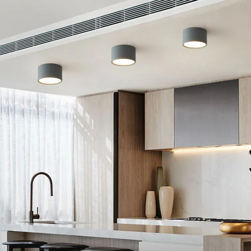 Plafonnier LED Métal - Éclat Moderne Design pour Salon et Chambre – Image 5
