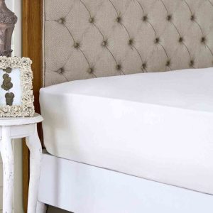 KARACA HOME FITTED Drap 1 personne 100x200cm écru