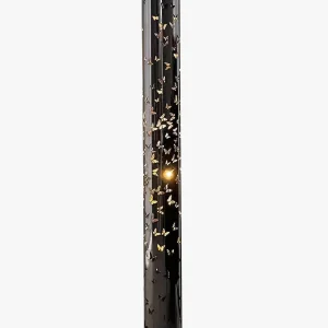 Lampadaire Cylindrique Ambiance Papillons