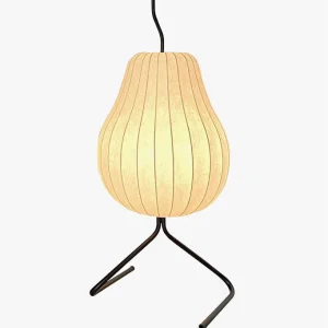 Lampadaire Lanterne Poire en Soie