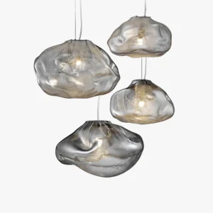 Lustre Nuage en Verre Soufflé