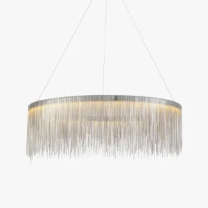 Lustre Rond - Éclat Frangé