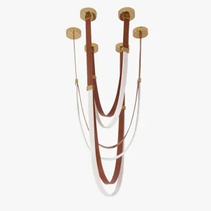 Lustre Suspendu Ruban Café