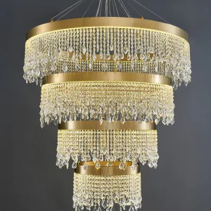 Lustre en Cristal en Cascade