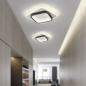 Plafonnier LED Design Éclat Doré - Élégance Moderne