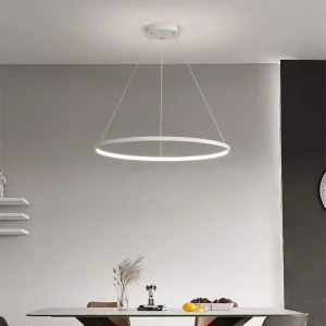Suspension Cercle Blanc