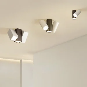 Plafonnier LED Design Éclat Noir