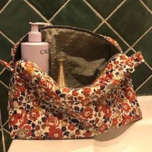 Trousse de toilette Liberty matelassé