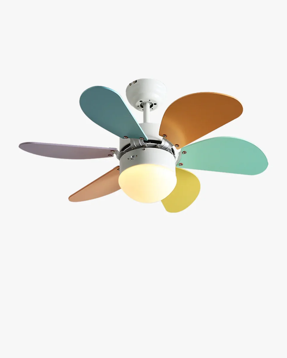 Ventilateur Plafonnier Arc-en-Ciel Bois