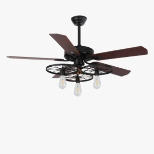 Ventilateur de Plafond Industriel avec Pales en Bois-FerroNox™