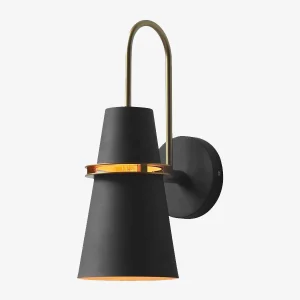 Applique Murale LED Conique - Retro Chic Design pour Chambre et Salle de Bain