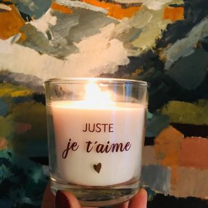 Bougie personnalisée