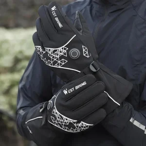 WarmGrip™ | Gants chauffants vélo imperméables et tactiles