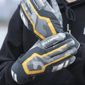 GlideWarm™ | Gants velo hiver imperméables et compatibles écrans tactiles