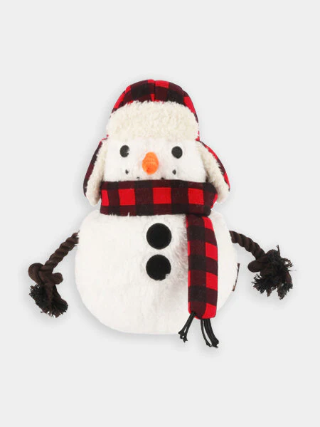 Jouet Noël chiens - Snowman - Bonhomme Neige - Inooko