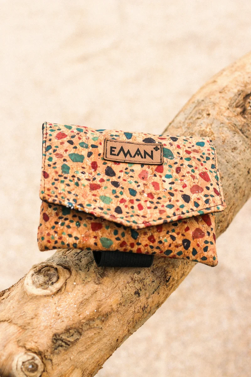 Pochette à friandises chiens Terrazzo liège - Bracelet balade – Image 4