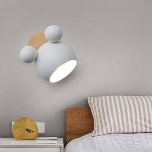 Applique Murale LED Mickey Coloré - Design Moderne et Amusant