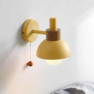 Applique Murale LED Scandinave en Bois - Vivale Design Épuré