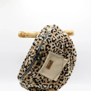 Ensemble Banane Sherpa - pochette friandise chien sable d'or