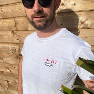 Tee shirt homme brodé